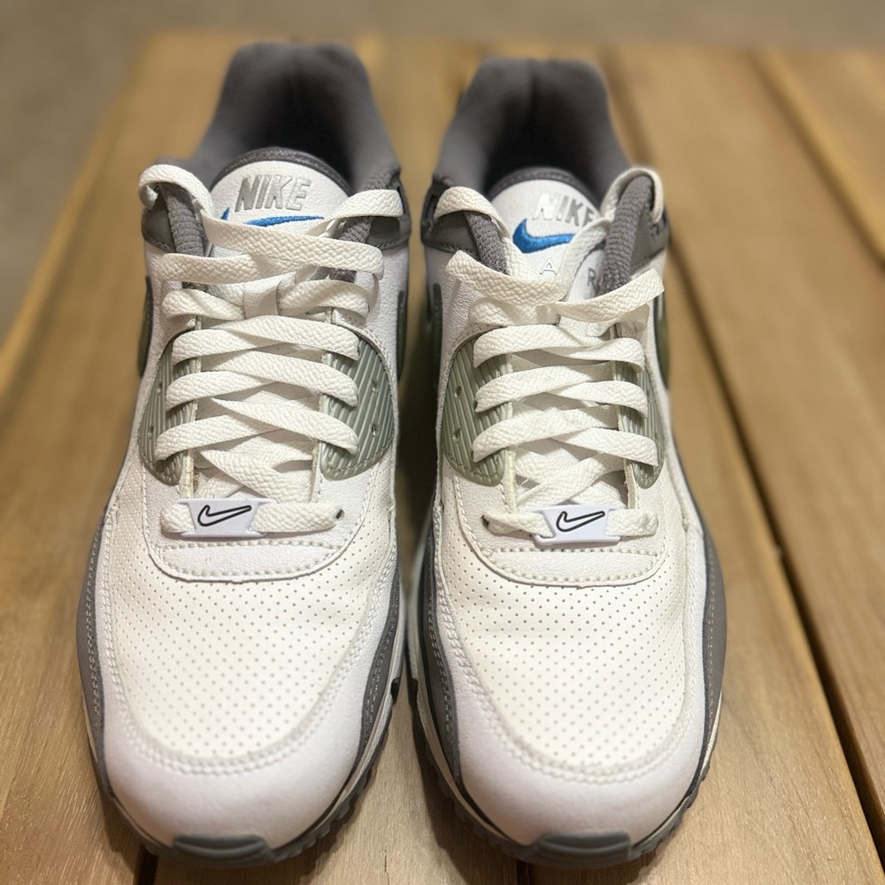 Nike Air Max White and Gray Sneakers
